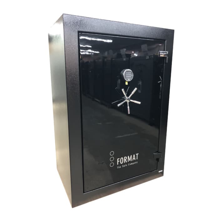 Format | HG37 | Gun Safe | NO LABEL//BLACK TEXTURE, WHITE OR BRONZE