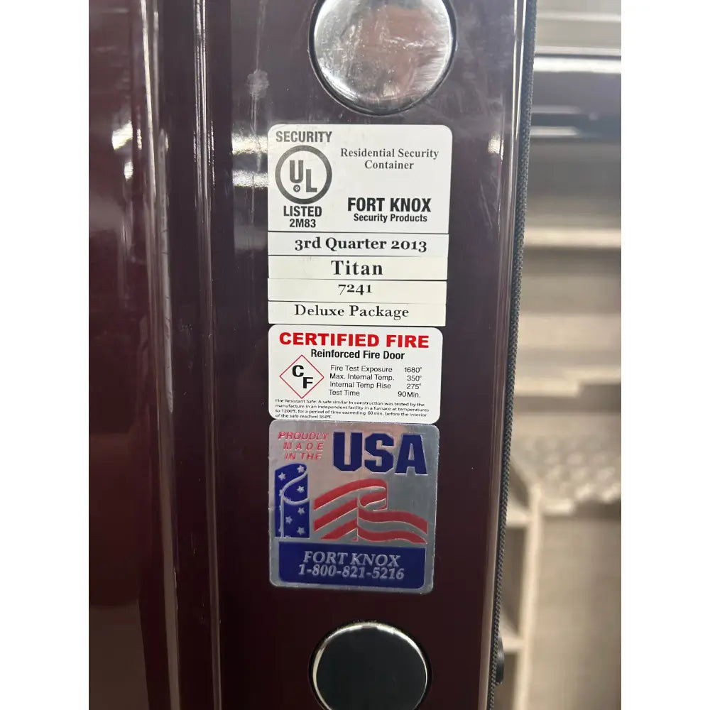 Fort Knox Titan 7241 Used
