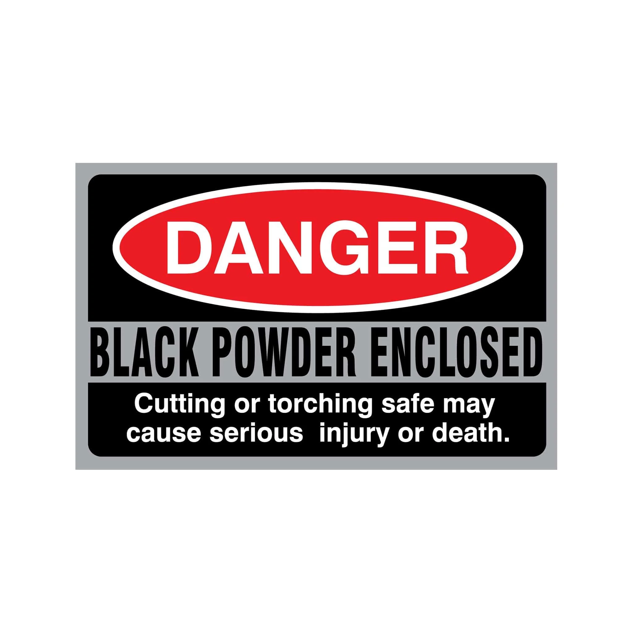 Accessory | Sticker | Danger - Black Powder Enclosed