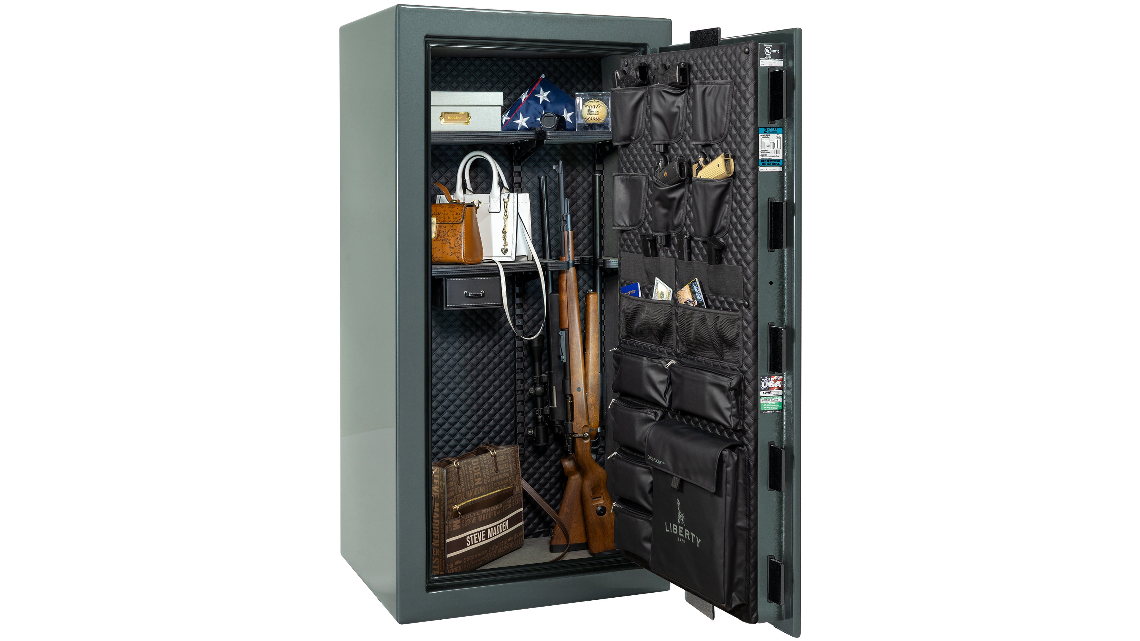 Lincoln 25 Forest Mist Gloss - Open Interior