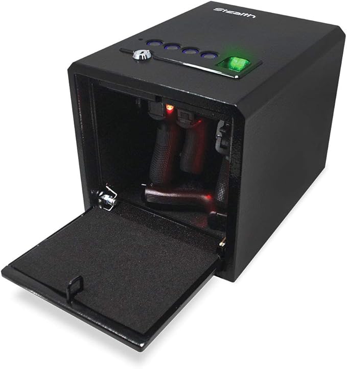 Stealth Biometric Handgun Hanger Safe Quick-Access Security Box Clearance