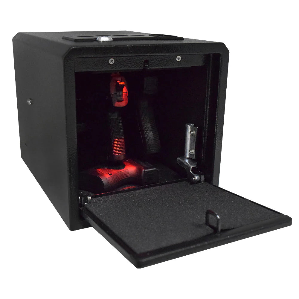 Stealth Biometric Handgun Hanger Safe Quick-Access Security Box Clearance