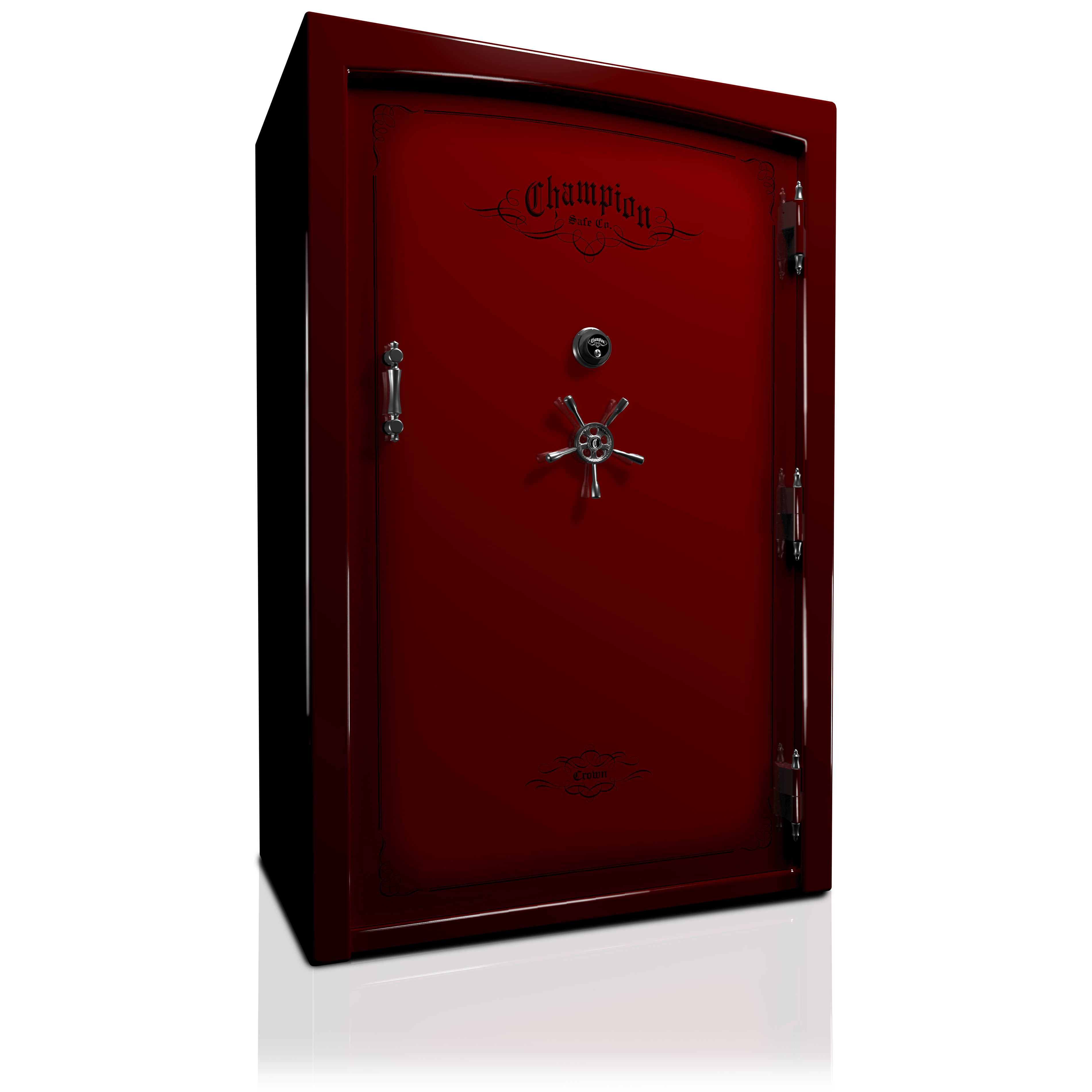 Champion Safe | CN60 | Black Cherry | Black Chrome Dial | Gun Safe