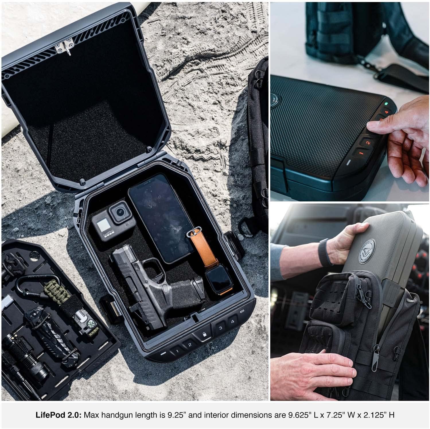 Vaultek | LifePod 2.0 + Tactical Sling Bag