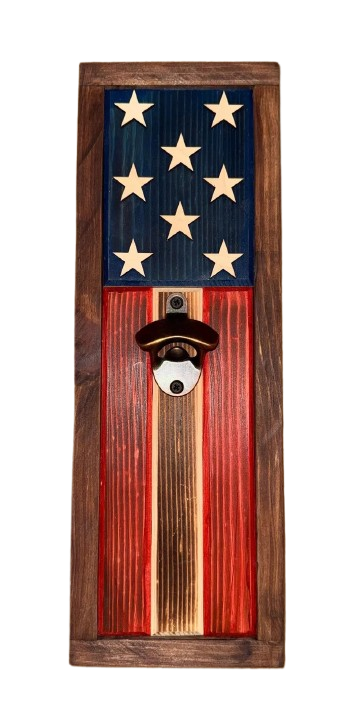 Handmade Wooden Flags