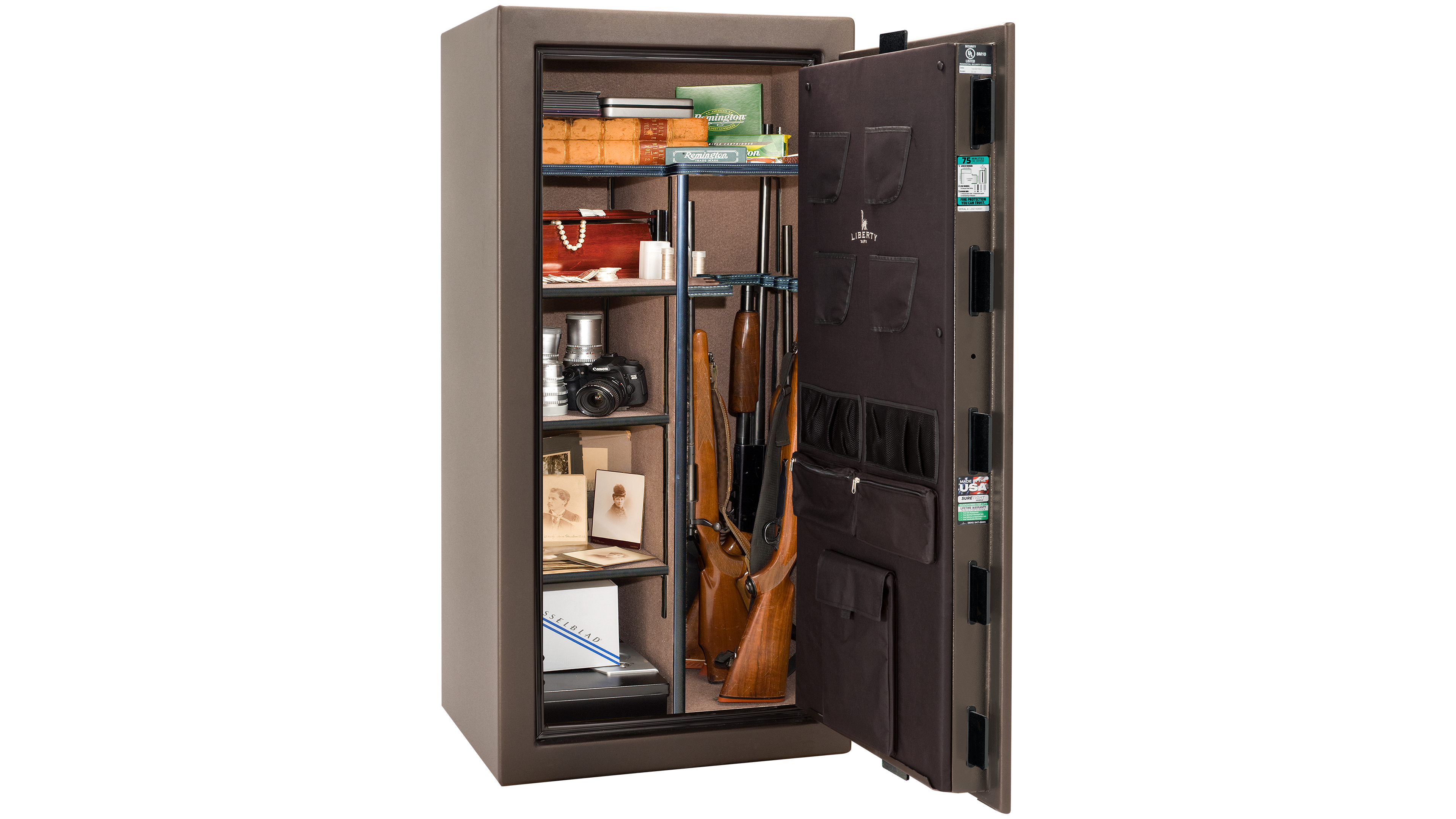 Colonial 23 Bronze Textured - Open Interior