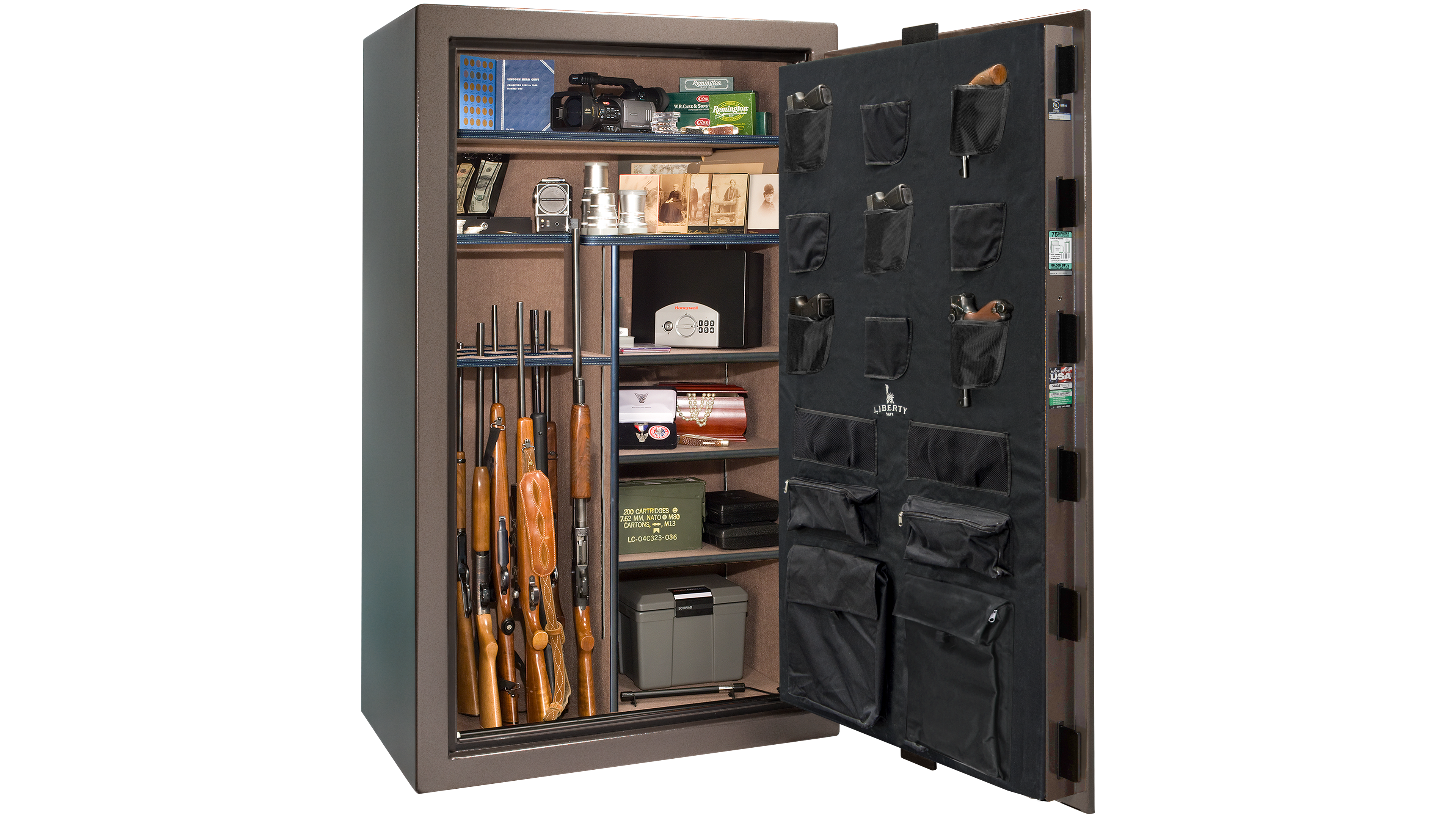 Colonial 50 Bronze Textured - Open Interior