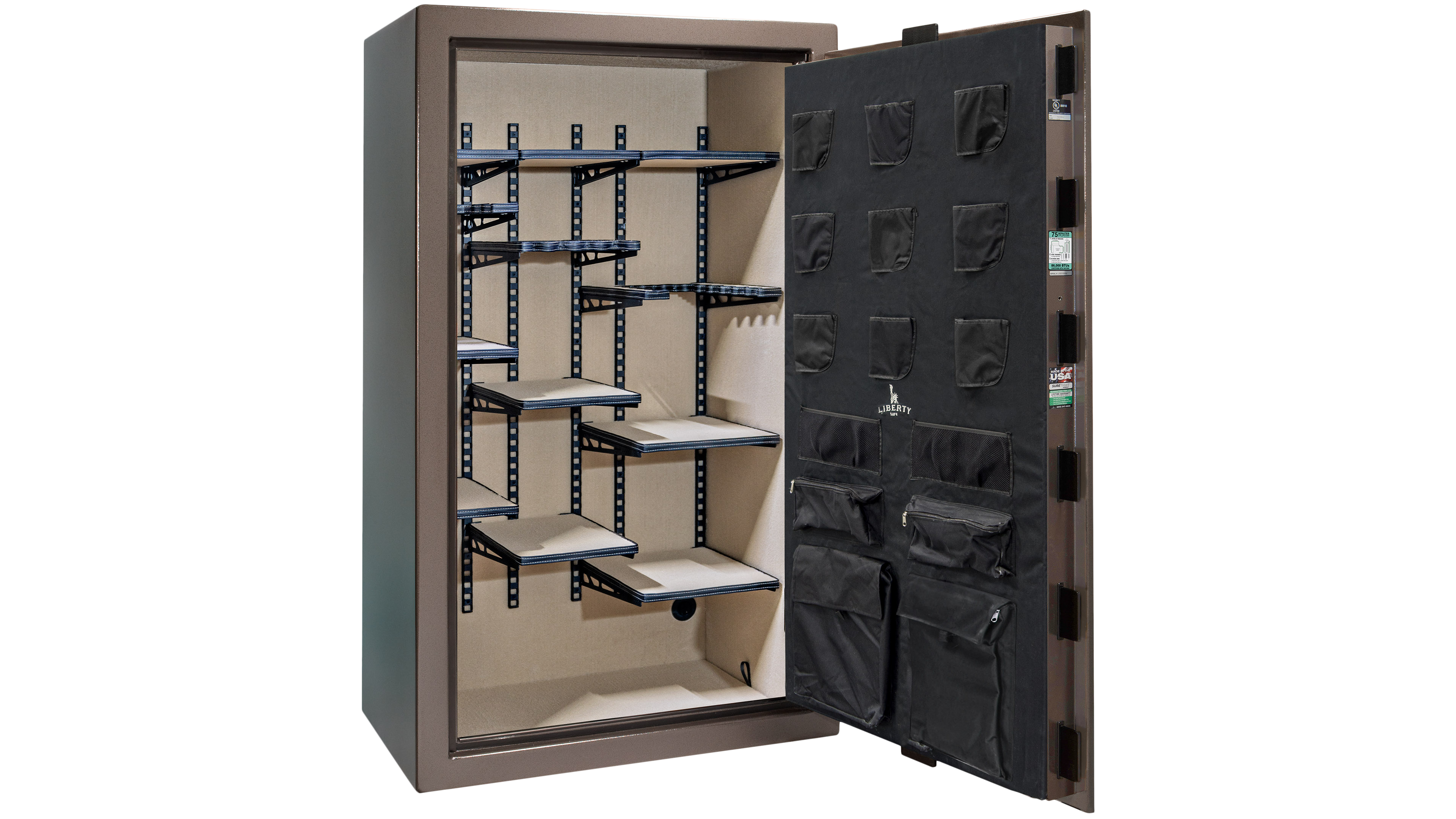 Colonial 50 Bronze Textured - Open Interior