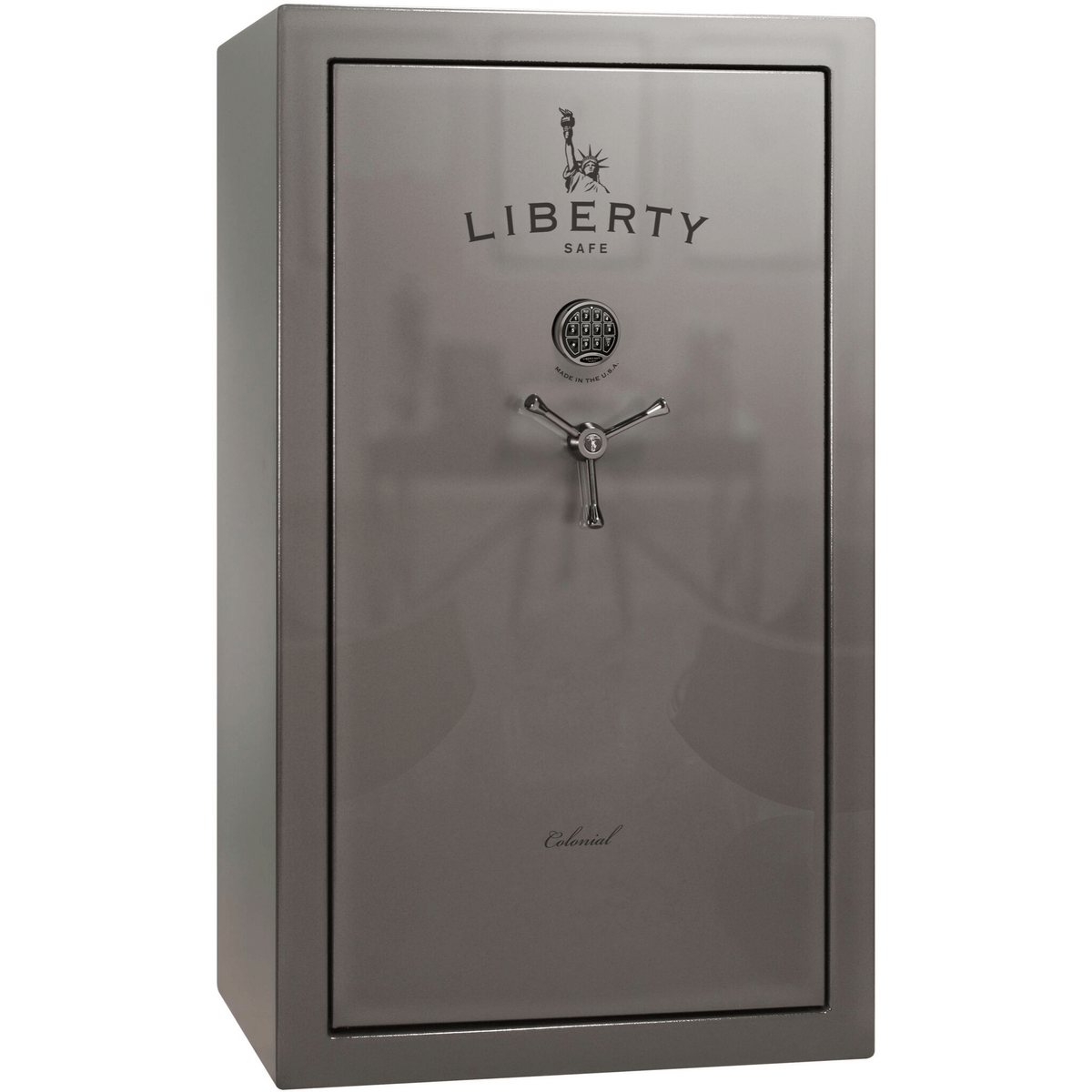 Colonial Series | Level 3 Security | 75 Minute Fire Protection | 50XT | DIMENSIONS: 72.5&quot;(H) X 42&quot;(W) X 30.5&quot;(D) | Black Gloss | Electronic Lock