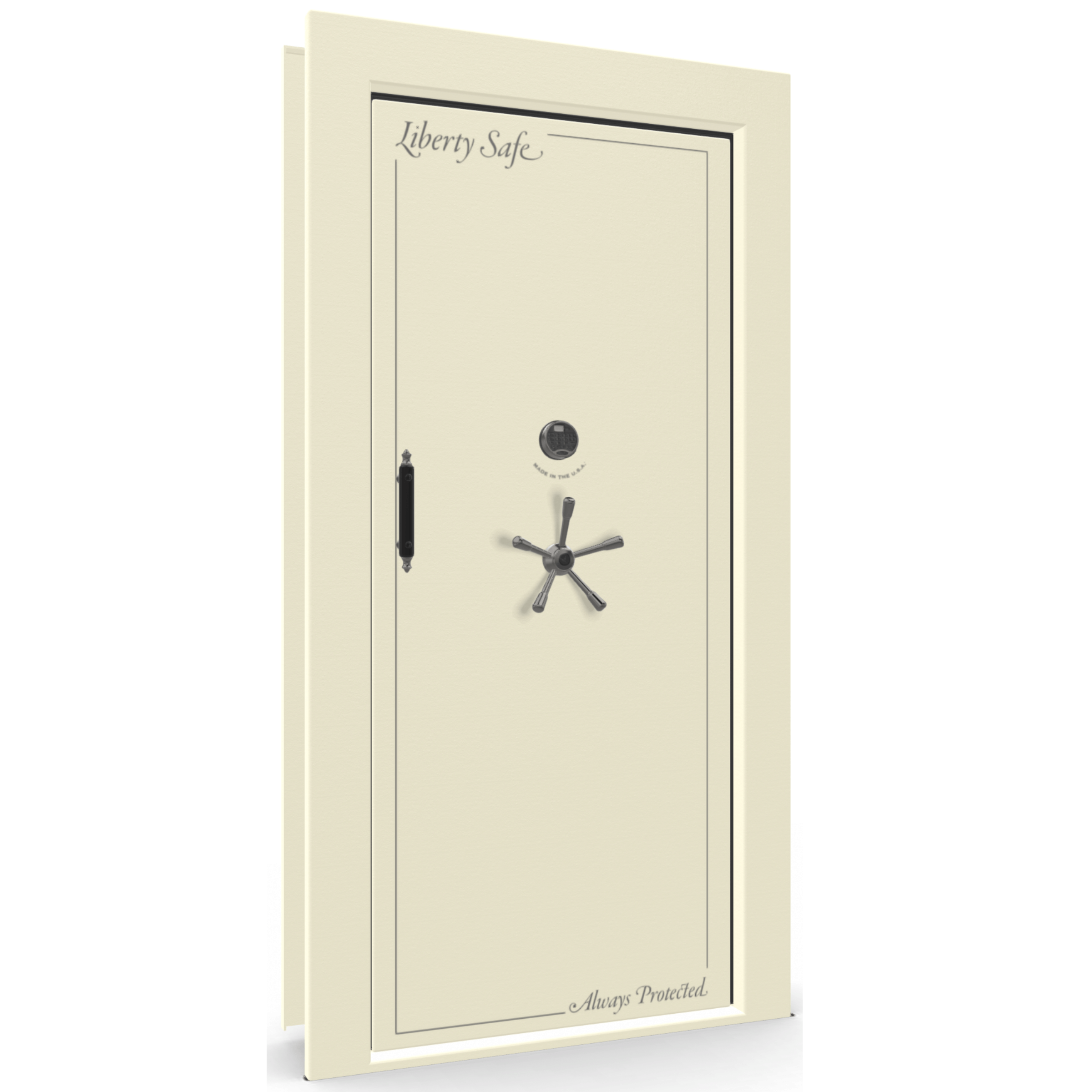 Vault Door Series | In-Swing | Right Hinge | Champagne Gloss | Mechanical Lock