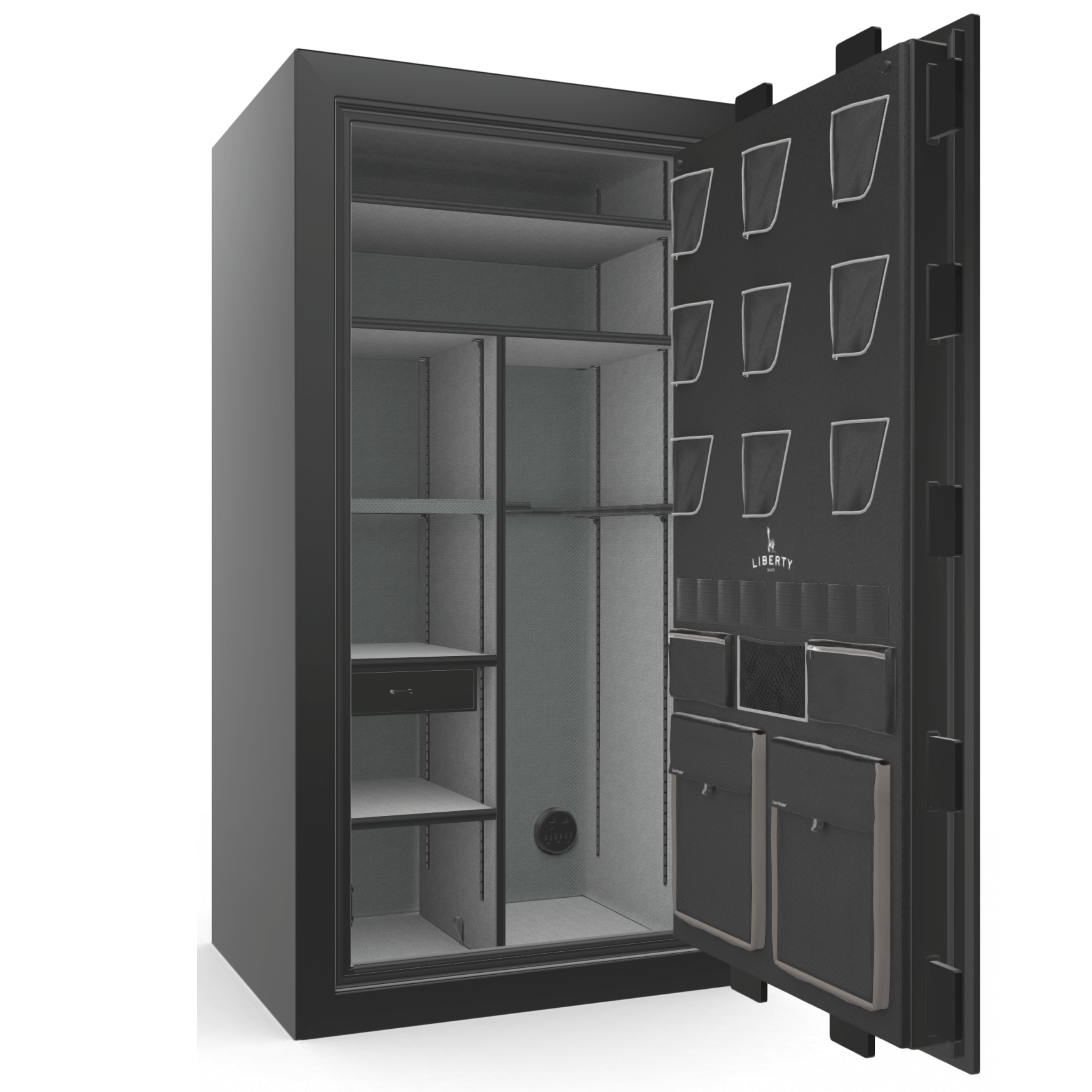 Classic Plus Series | Level 7 Security | 110 Minute Fire Protection | 50 | DIMENSIONS: 72.5"(H) X 42"(W) X 32"(D) | Gray 2 Tone | Electronic Lock