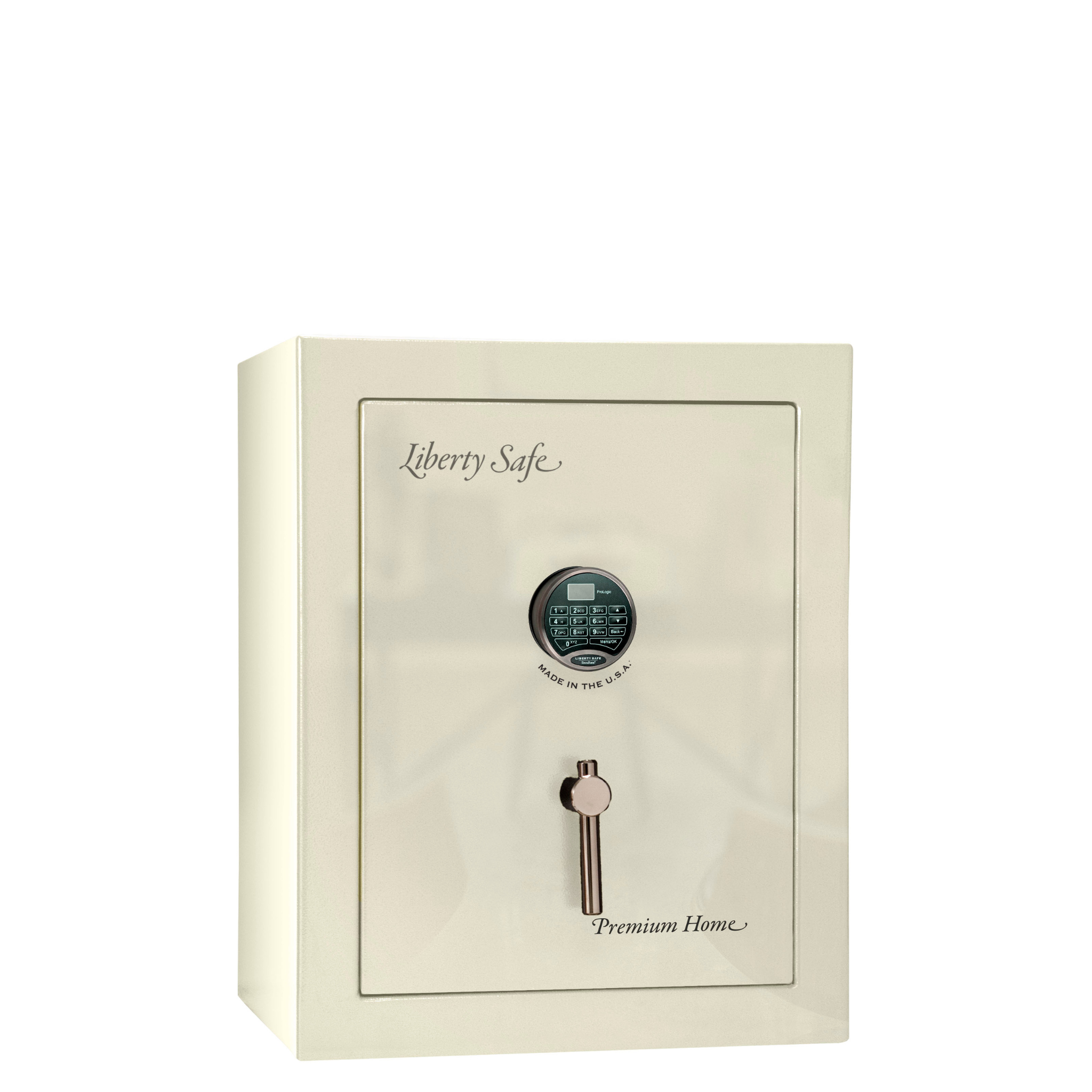 Premium Home Series | Level 7 Security | 2 Hour Fire Protection | 08 | Dimensions: 29.75"(H) x 24.5"(W) x 19"(D) | White Marble - Closed Door
