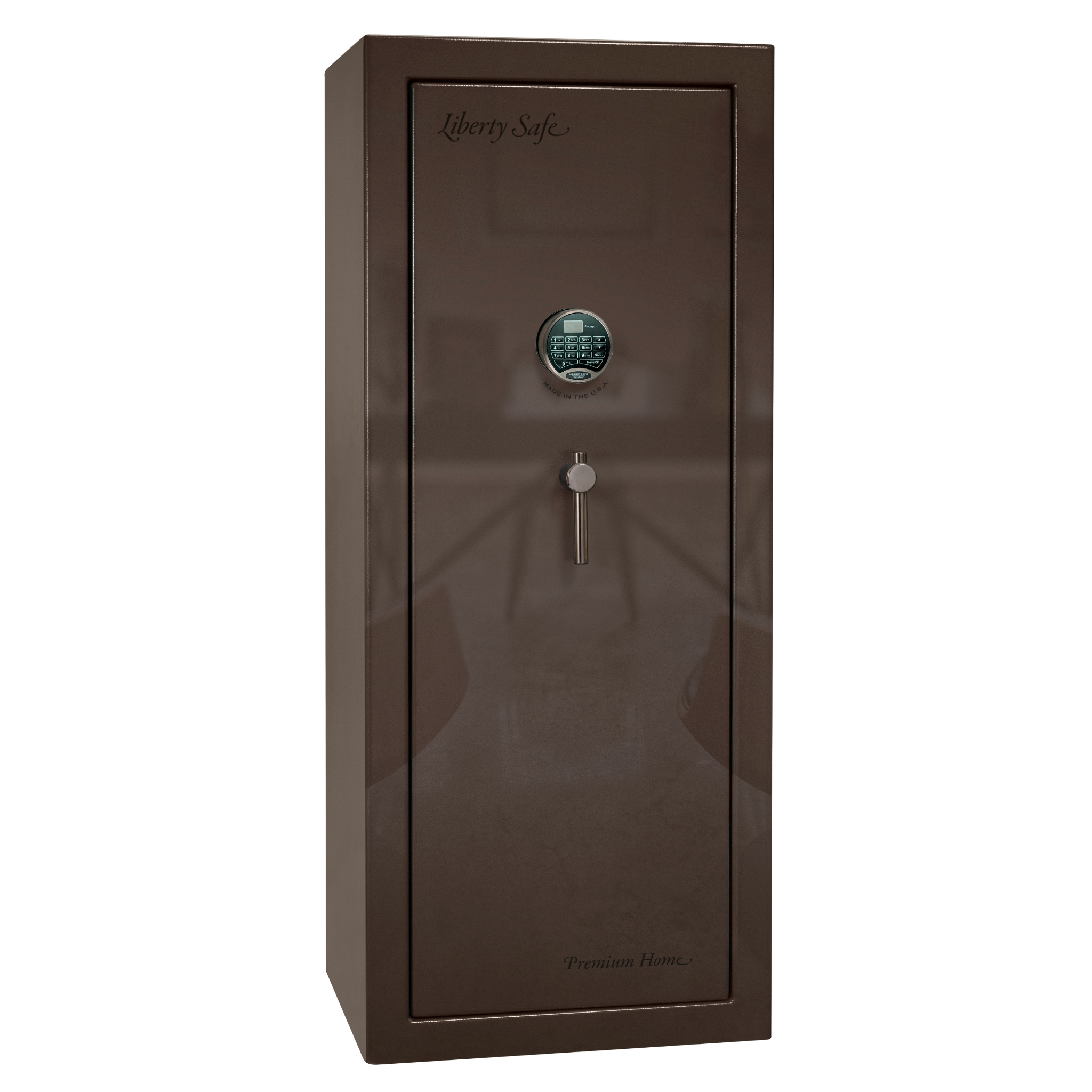 Premium Home Series | Level 7 Security | 2 Hour Fire Protection | 17 | Dimensions: 60.25"(H) x 24.5"(W) x 19"(D) | Bronze Gloss - Closed Door