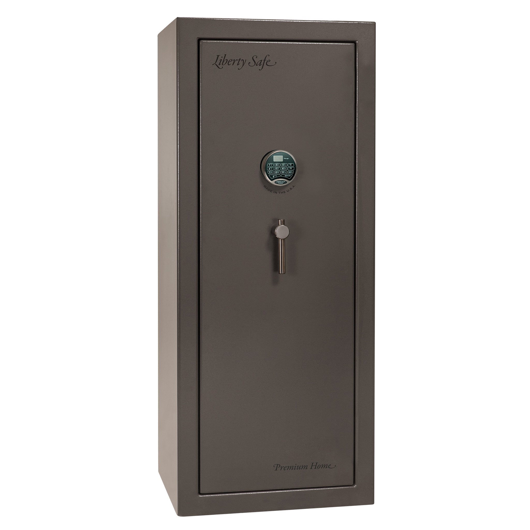 Premium Home Series | Level 7 Security | 2 Hour Fire Protection | 17 | Dimensions: 60.25"(H) x 24.5"(W) x 19"(D) | Gray Marble - Closed Door