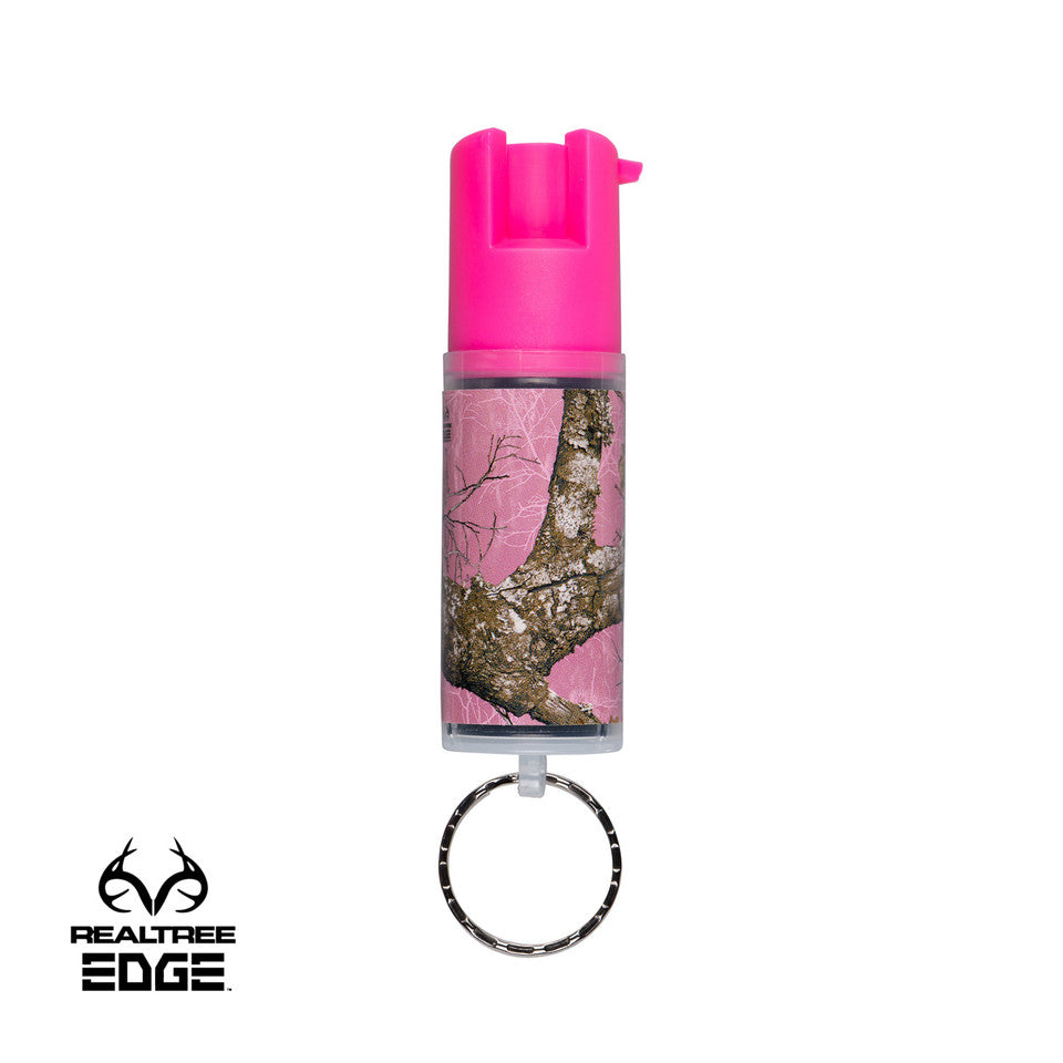 Sabre | Pepper Spray with Key Ring | Pink Camo