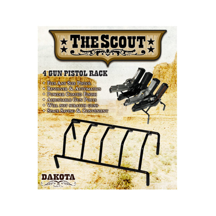 Dakota | Scout Four Gun Pistol Rack 1